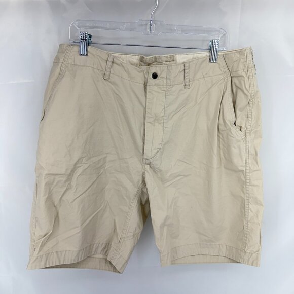 Relwen Men 38 Flywt Flex Shorts Driftwood Beige Outdoor Performance Casual Relax - Picture 1 of 7